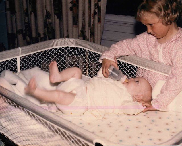 Jay Sennett as a baby