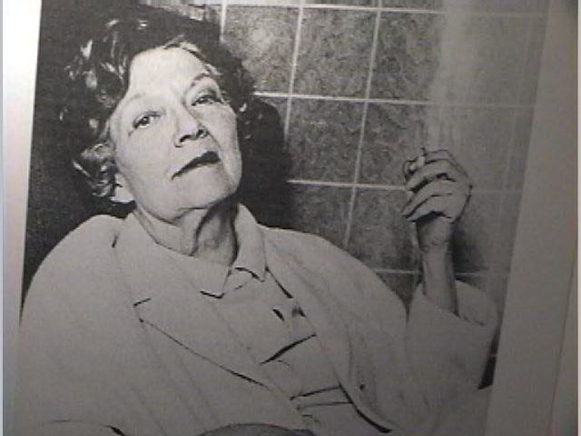 black and white photo of Jean Rhys