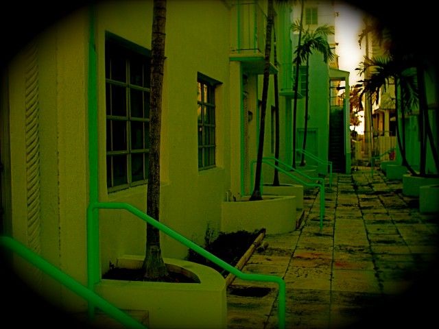 An abandoned hotel in Miami Beach